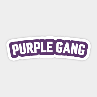 PURPLE GANG Sticker